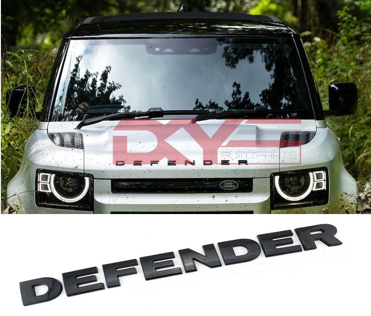 LR130857 R NEW DEFENDER KAPUT ÜSTÜ DEFENDER YAZI SİYAH